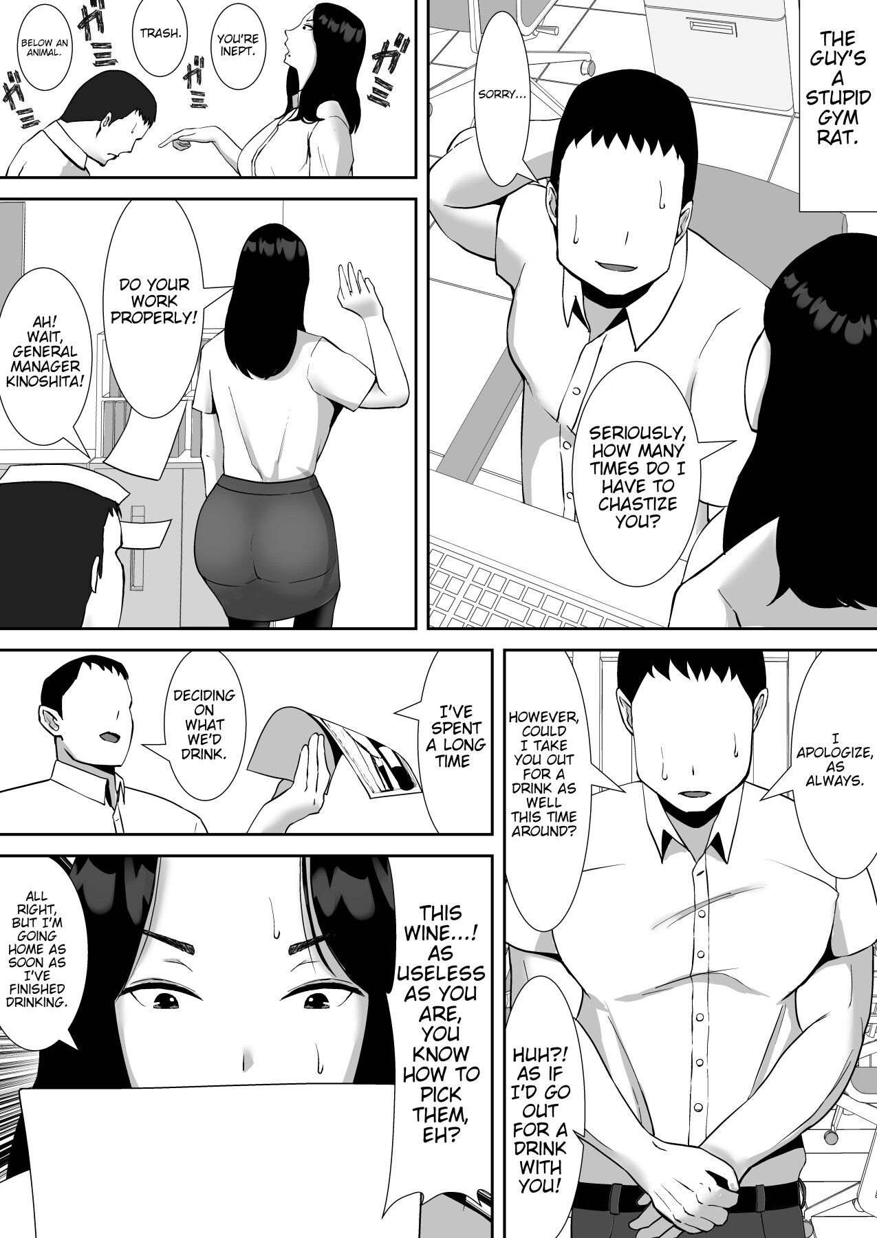 Hentai Manga Comic-Making My Chubby Married Female Boss That Treats Me Like Trash Succumb To My Cock-Read-4